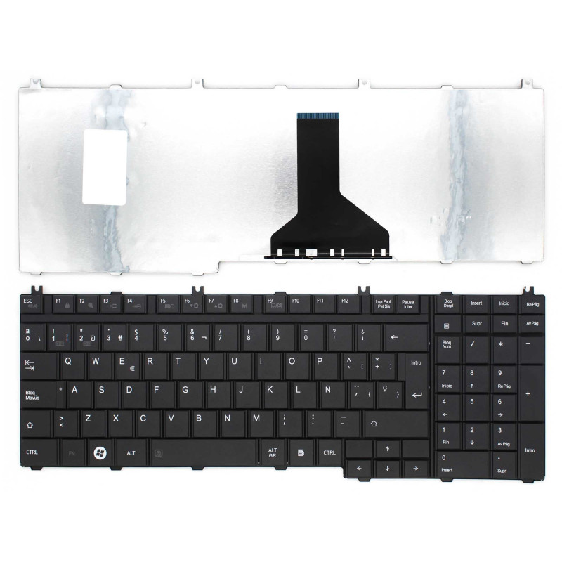 TECLIER POUR PORTABLE TOSHIBA SATELLITE L500 L505 L350 P300