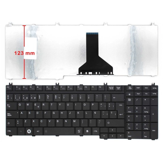 TECLIER POUR PORTABLE TOSHIBA SATELLITE L500 L505 L350 P300