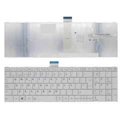 CLAVIER POUR PORTABLE TOSHIBA SATELLITE L950 L950D L955 L955D BLANC