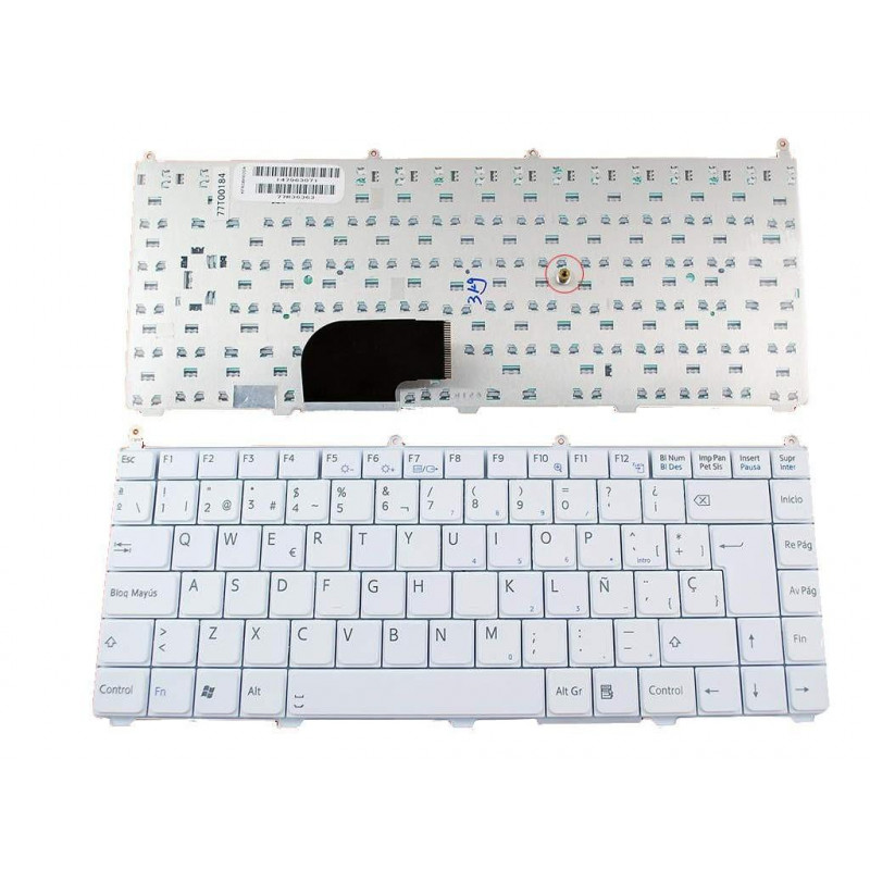 CLAVIER PORTABLE SONY VAIO VGN-FE VGN-FE11SR VGN-FE21B VGN-FE21H VGN-FE21HR