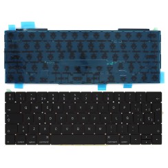 TECLADO RÉTROÉCLAIRÉ POUR PORTABLE APPLE MACBOOK PRO RETINA A1706 A1707 13,3" NOIR