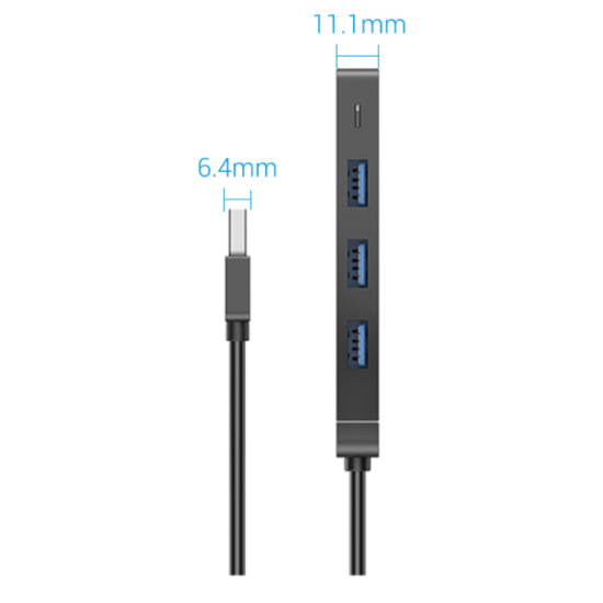 Vention-Hub multi USB 3.0 avec 4 ports compatible avec Lenovo, Xiaomi et MacBook Pro, Neuf