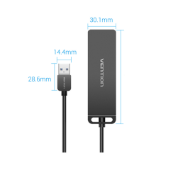 Vention-Hub multi USB 3.0 avec 4 ports compatible avec Lenovo, Xiaomi et MacBook Pro, Neuf