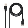 Cable USB 3.0 Type A mâle-femelle 1,8 m - USB charge et données, Noir, A+