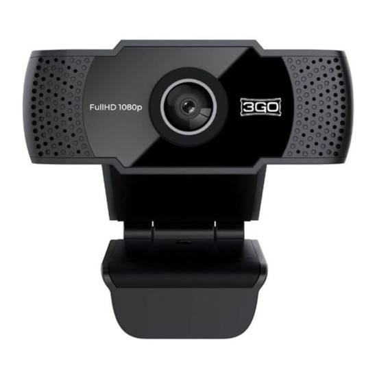 Caméra Web 3GO (WC1080P21) Webcam Full HD 1080P, USB, A+