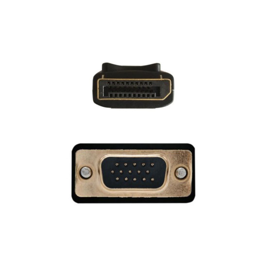 AISENS Câble DisplayPort vers VGA 2m Noir | Full HD Actif