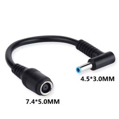 Adaptateur de charge HP Blue Tip 7,4x5,0mm vers 4,5x3,0mm