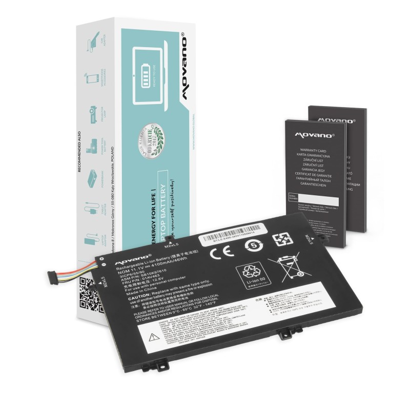 Batterie Movano Lenovo ThinkPad L14 L15 L480 L580