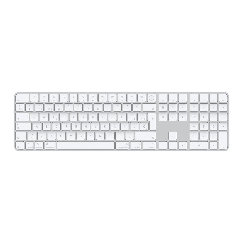 Apple Magic Keyboard numérique A2520 Espagnol (ESP), 2021, Argent, Touch ID, A+