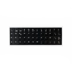 Pegatinas teclado Español vinilo ultrafino | Compatible con todas las marcas