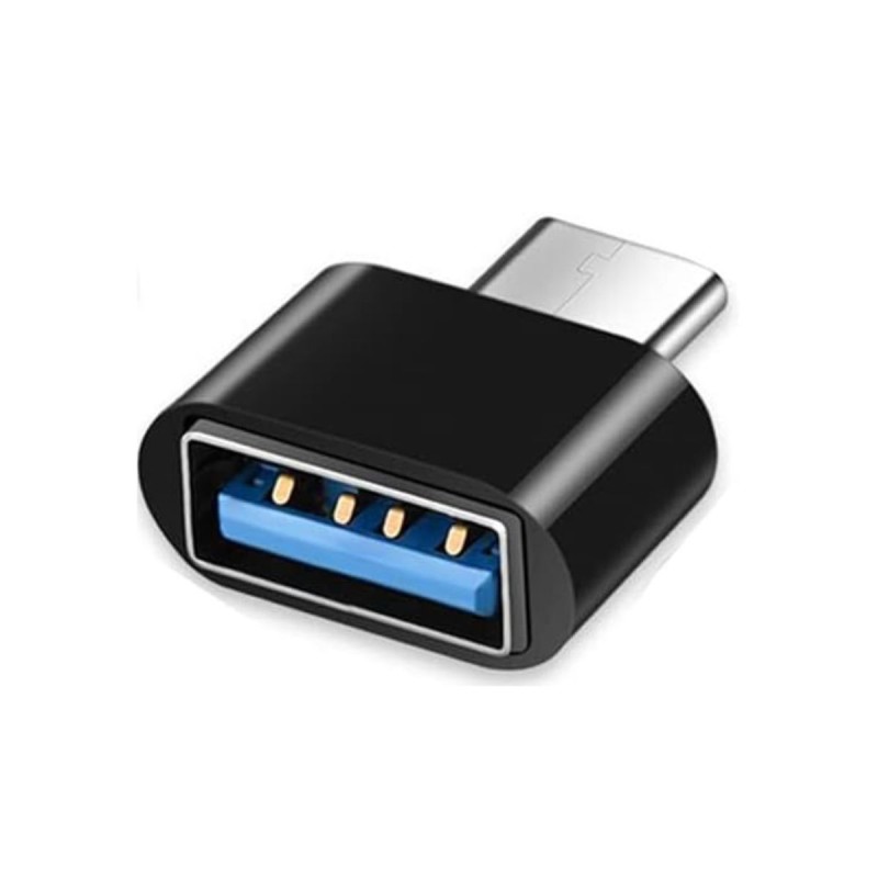 Adaptateur USB vers USB-C, adaptateur OTG USB-C mâle vers USB-A 2.0 femelle, compatible avec MacBook Pro, Samsung Galaxy