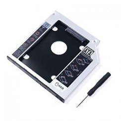 Adaptateur baie disque dur 12,7 mm pour unité optique SSD HDD