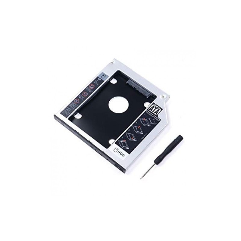 Adaptateur baie disque dur 12,7 mm pour unité optique SSD HDD