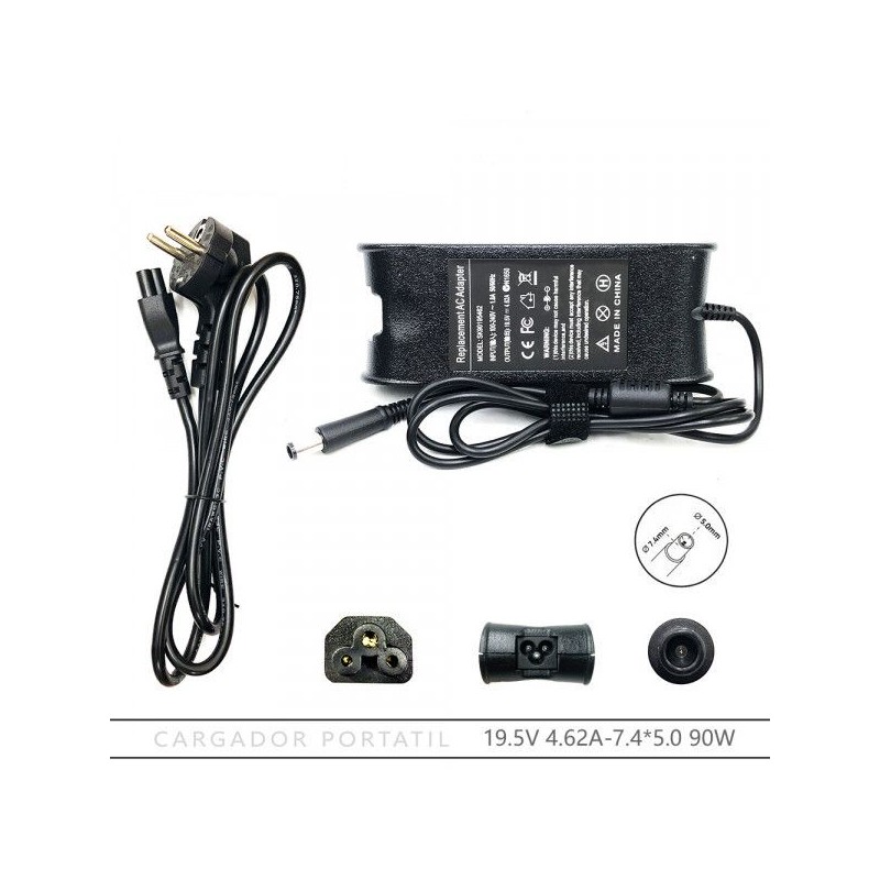 Adaptateur Chargeur Dell Latitude 90W 19.4V 4,62A 7.4x5.0mm