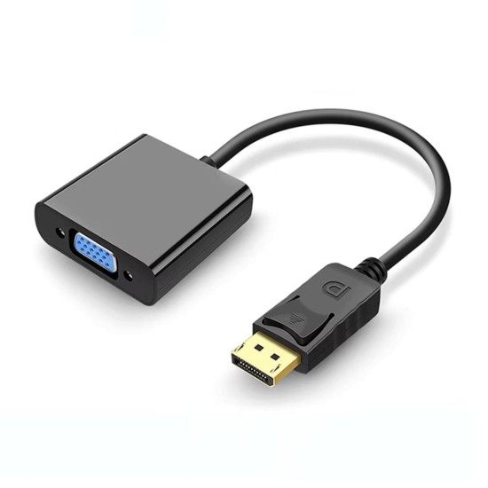 Adaptateur DisplayPort vers VGA analogique HD 1080P Adaptateur DP-VGA, Neuf