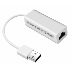 Adaptateur USB 2.0 mâle vers réseau Ethernet RJ45 Carte réseau 10/100 Mb Convertisseur