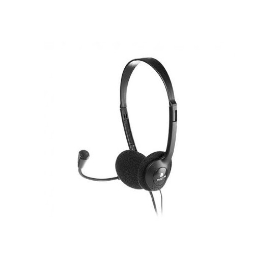 Auriculaires NGS MS103 avec microphone, noir