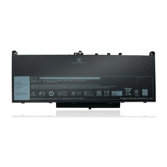 Batterie pour Dell Latitude E7270, E7470 J60J5 (7200 mAh) 7.6V