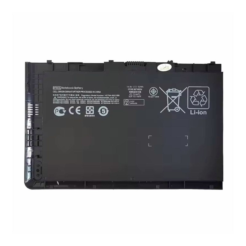 Batterie pour HP EliteBook Folio 9470M, 9480M BT04XL  (3200 mAh) 14.8V