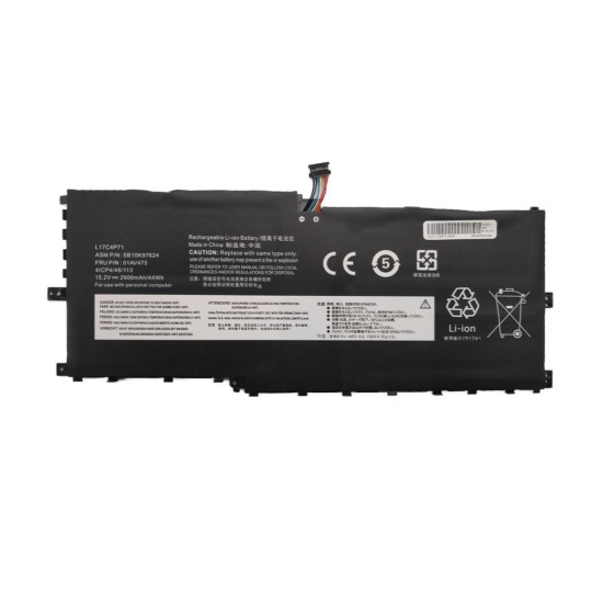 Batterie pour Lenovo ThinkPad X1 Yoga G3 (2900 mAh) 15.2V