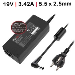 CÂBLE DE CHARGEUR POUR PORTABLE ASUS 19V 3.42A 65W