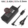 CÂBLE DE CHARGEUR POUR PORTABLE ASUS 19V 3.42A 65W