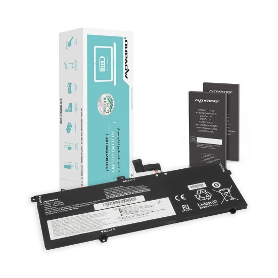 Batterie Movano BT/LE-X390 pour Lenovo ThinkPad Yoga X390 et X13 · 49Wh