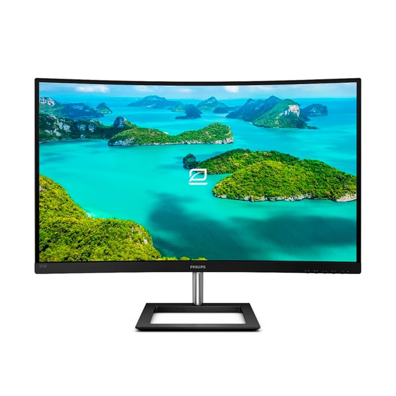 Monitor Philips 325E1C 32″ QHD incurvé · 2560×1440 · Noir