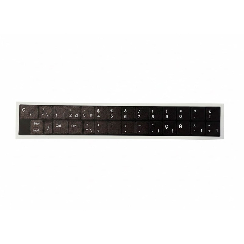 Pegatines clavier HP | Espagnol | Fond UV réimprimé haute résistance