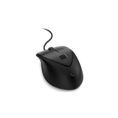 Ratón HP USB con lector de huellas | Mouse con cable negro