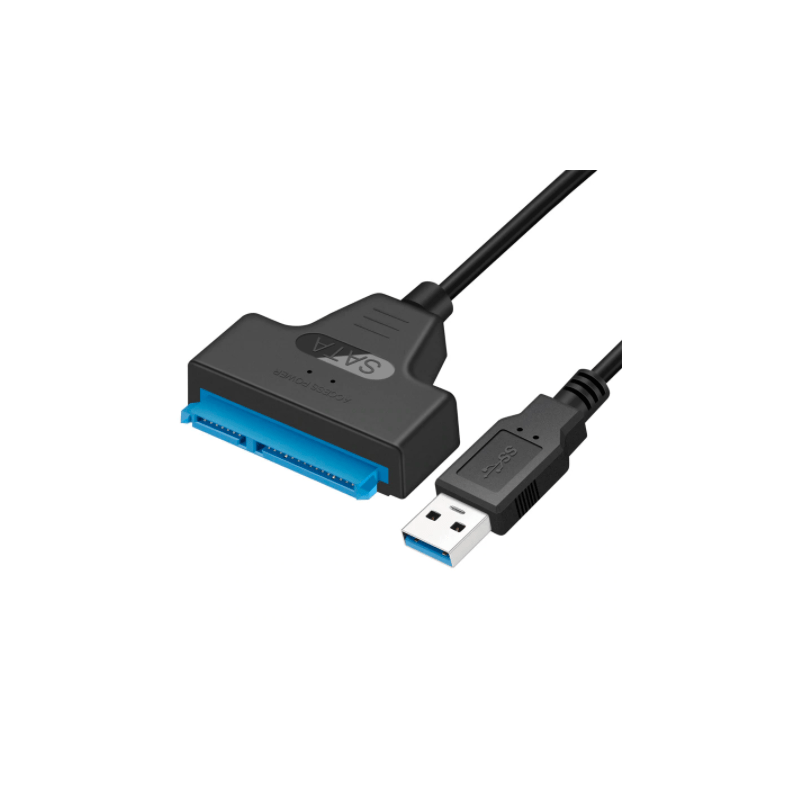 Cable USB 3.0 vers SATA III 2,5” 22 broches pour HDD SSD
