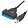 Cable USB SATA 3 adaptateur vers USB 3.0, compatible avec disque dur externe HDD SSD de 2,5", câble SATA III de 22 broches, Neuf