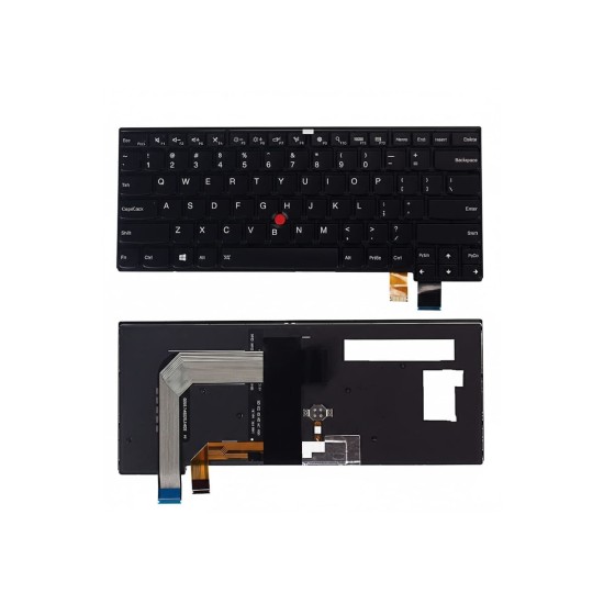 Teclado Lenovo T460s T470s anglais ANSI | Compatible TrackPoint