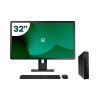 Pack Lenovo P340 Tiny i5 10500T 16GB SSD 512GB + écran LCD 32" + clavier et souris sans fil + WiFi