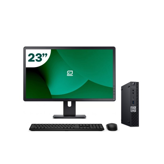 Pack Dell 5070 Micro i5 9500T + Moniteur 23" + Clavier/Souris + WiFi USB