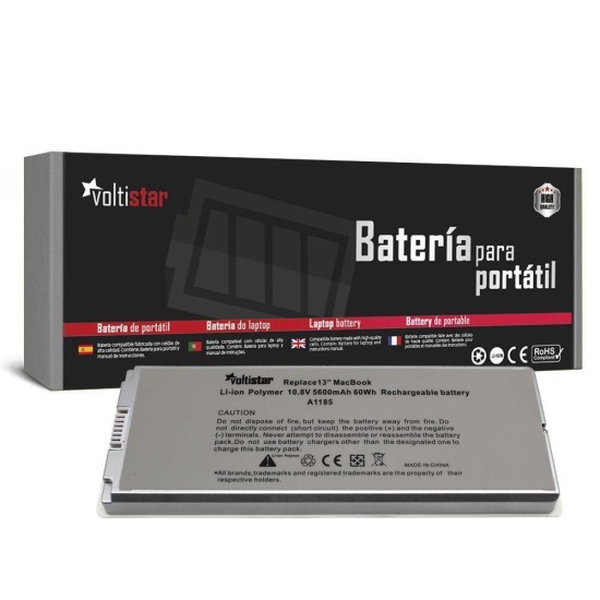 Batterie pour ordinateur portable Apple MacBook 13 pouces A1185 blanche