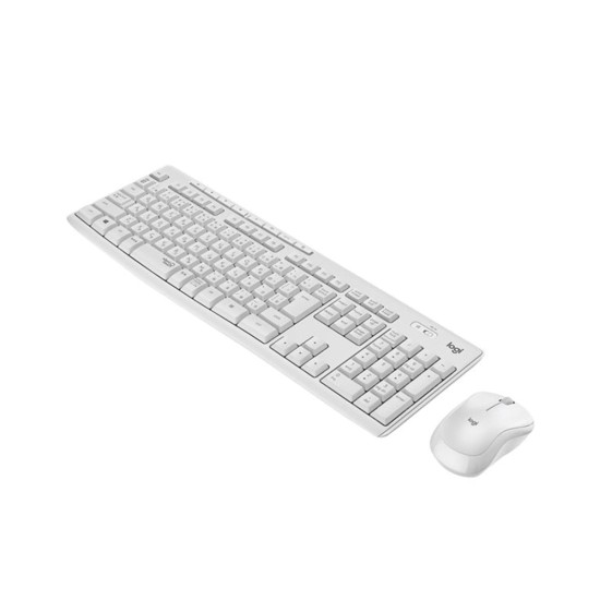Clavier + Souris Logitech MK295 Silent Touch, Blanc, Neuf