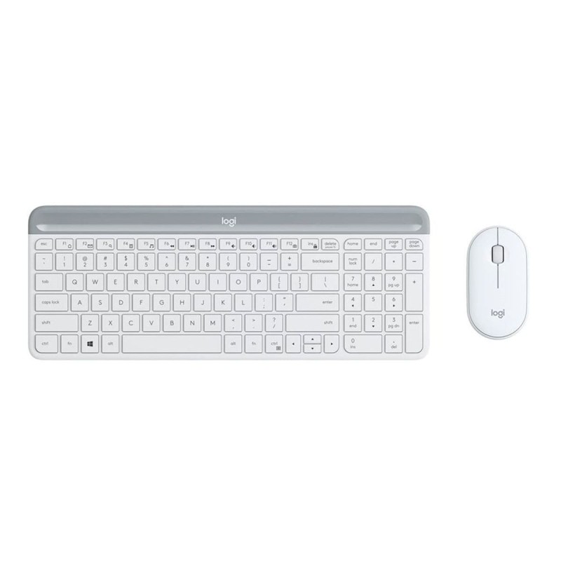 Logitech MK470 Sans Fil Clavier et Souris Blanc