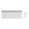 Clavier + Souris Logitech MK470 Sans fil Wireless, Blanc, Neuf