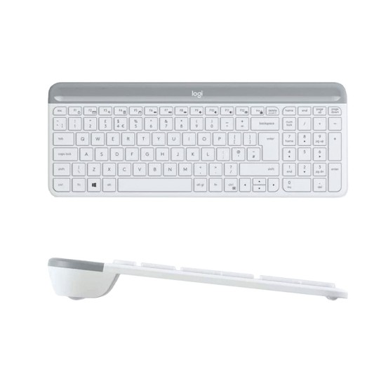 Logitech MK470 Sans Fil Clavier et Souris Blanc