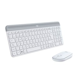Logitech MK470 Sans Fil Clavier et Souris Blanc