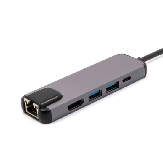 Concentrateur USB-C GLO-904202722 HDMI USB RJ45 Ethernet