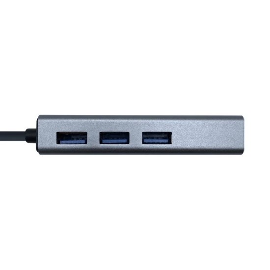 Hub USB Aisens A109-0396 3x USB-A Ethernet RJ45