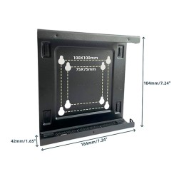Lenovo Support VESA Tiny ThinkCentre, noir, A+