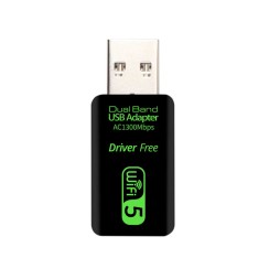 Adaptateur USB WiFi AC1300 Dual Band · 5 GHz Haute Vitesse