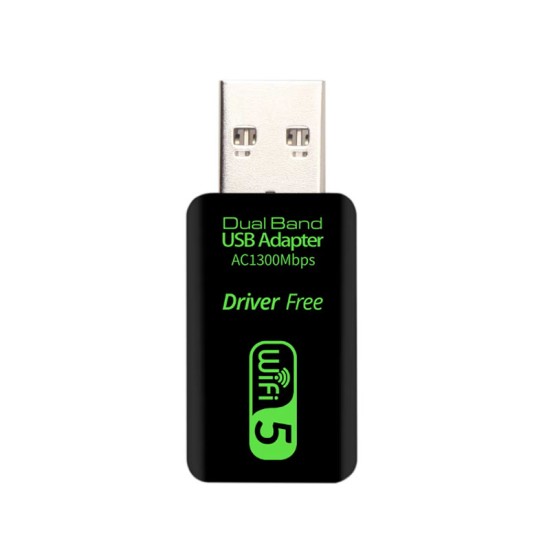 Adaptateur USB WiFi AC1300 Dual Band · 5 GHz Haute Vitesse