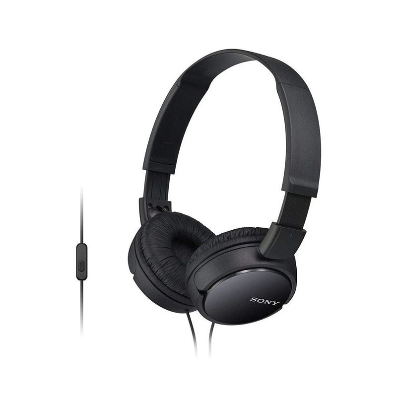 Auriculares Sony MDR-ZX110 avec microphone, noir