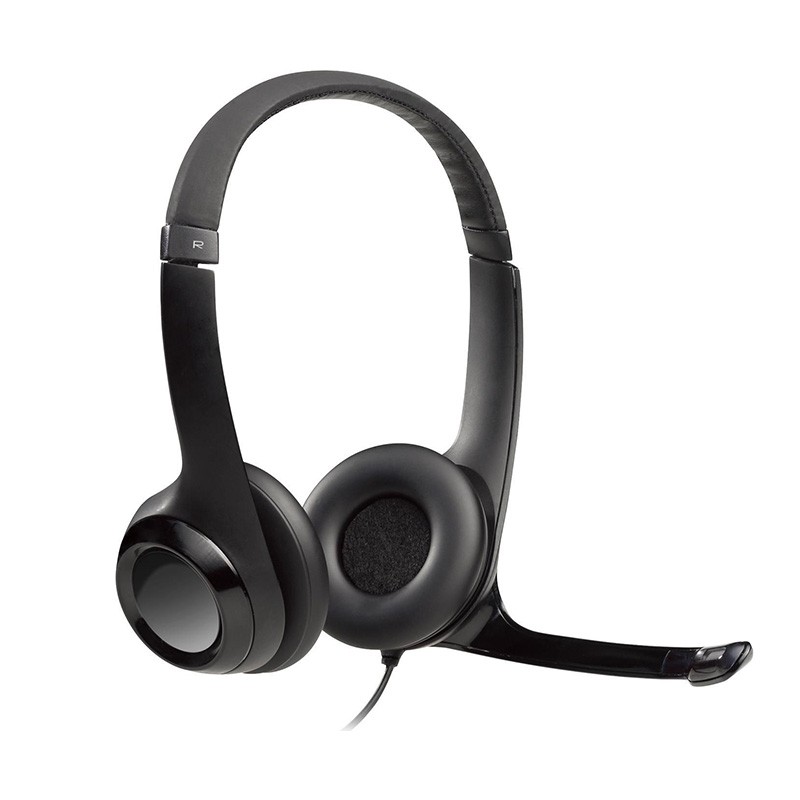 Logitech H390 USB avec microphone noir · Casque premium