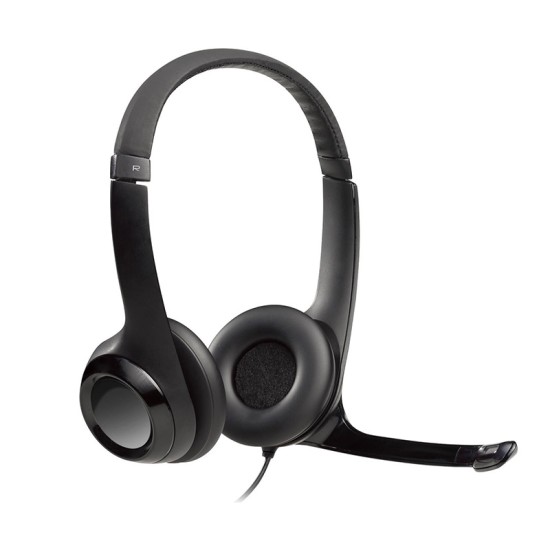 Logitech H390 USB avec microphone noir · Casque premium