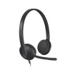 Auriculares Logitech H340 avec microphone, noir